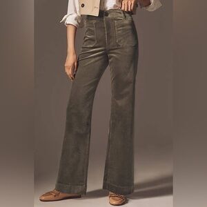 SOLD: Anthropologie The Colette Corduroy Full-Length Wide-Leg Pants by Maeve 26